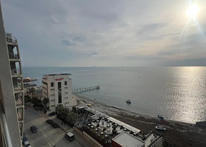 Casa Del Mar 3 - 1br, First Line Sea View Vollga Appartamento Durrës
